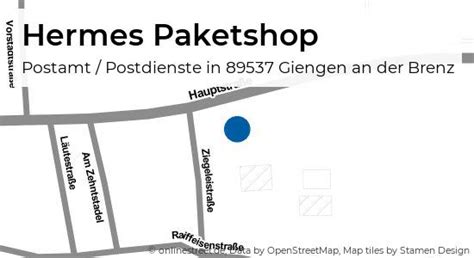 Öffnungszeiten Hermes PaketShop Hauptstraße 33 